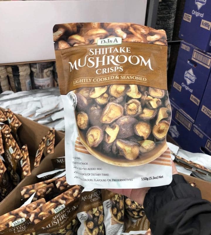 Nấm hương shiitake sấy giòn dj&a 150g úc