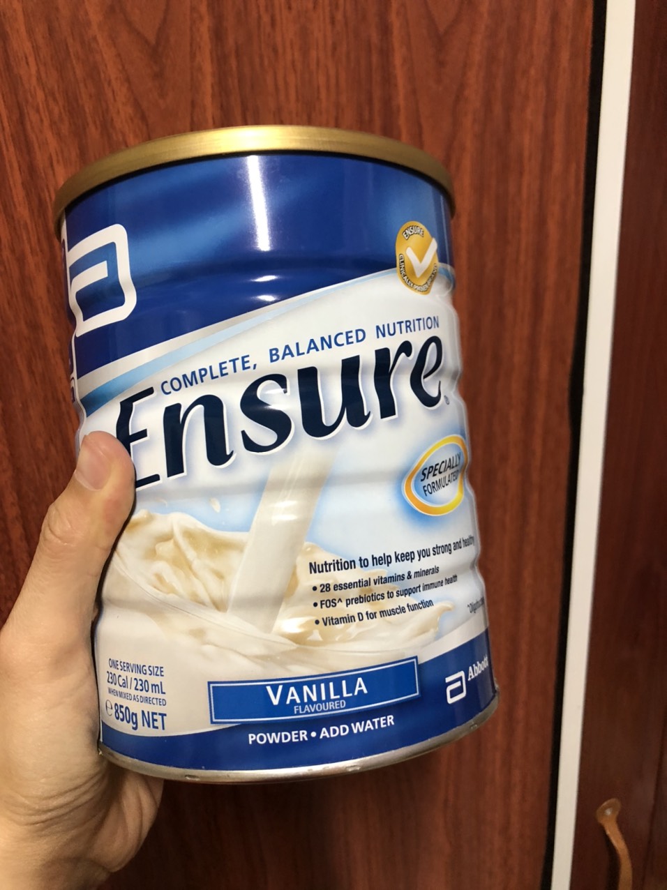 Sữa Ensure Úc 850g [hàng đi Air 100%]