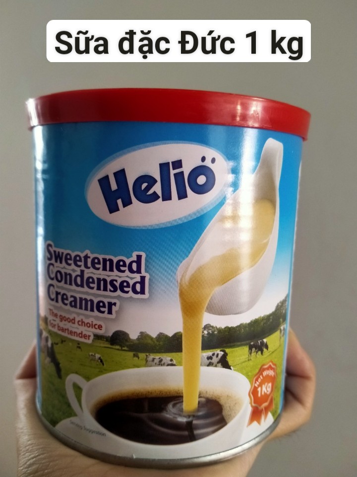 Sữa đặc 1kg có đường Helio sản xuất theo tiêu chuẩn Đức Sweetened Condensed Creamer