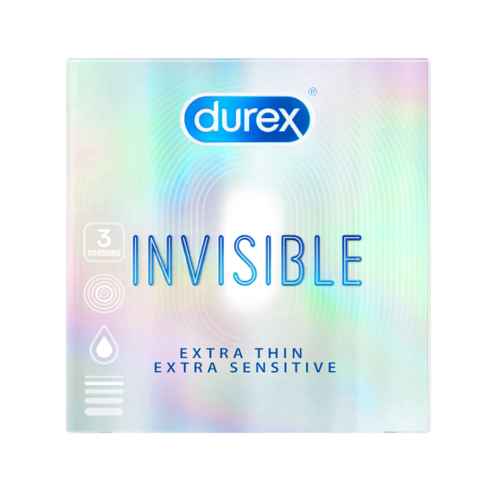 Durex bcs invisible extra thin/sensi 3s