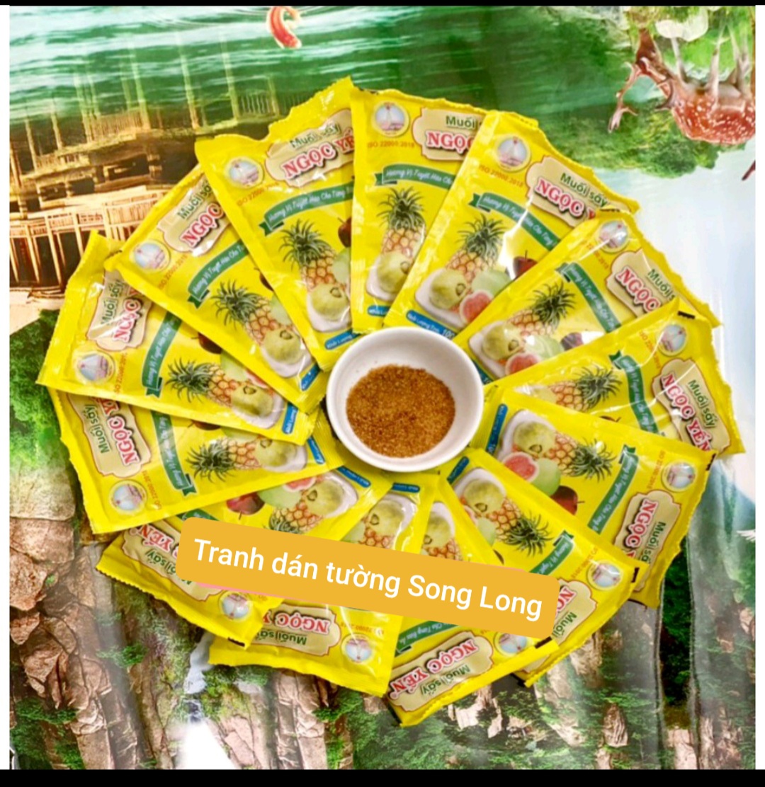 10 gói Muối Sấy Ngọc Yến 100 gram - GIA VỊ NÊM NẾM CHO BỮA ĂN NGON - MUỐI SẤY ĐẶC SẢN ĐỒNG THÁP -Muối ớt chấm trái cây