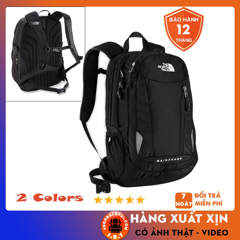 Balo nam nữ du lịch The North Face MainFrame, Balo TNF cao cấp đựng laptop 15 16 17 inch chống nước đi làm chơi phượt