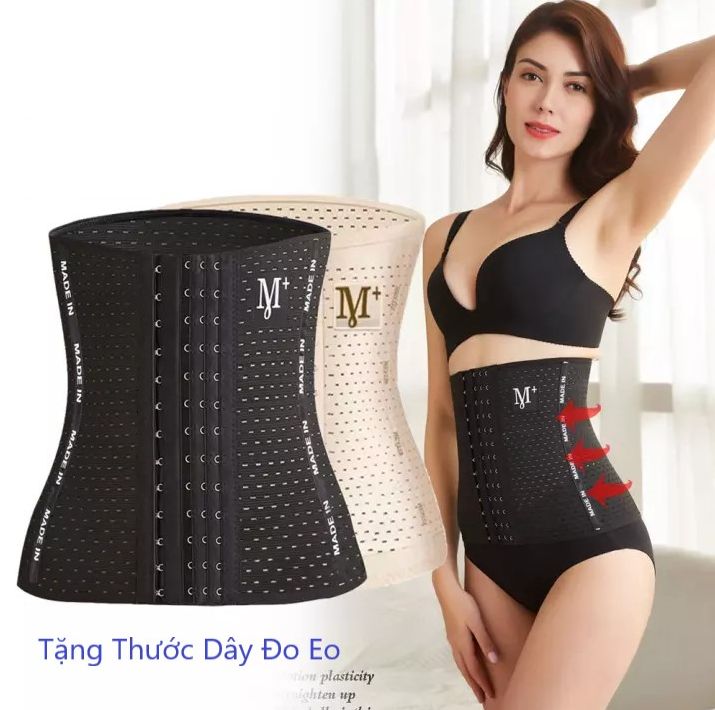 ( Tặng 01 thước dây/Đơn hàng ) Đai nịt bụng M+ giảm mỡ thon gọn eo ngay sau khi sử dụng mới nhất hiện nay