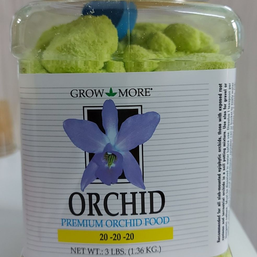 Phân bón lá cao cấp grow more 20-20-20 chuyên cho lan 1.36kg - nhập mỹ