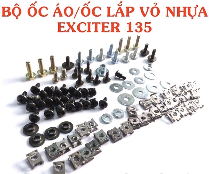 Bộ ốc dàn áo xe Exciter 135 - Ex135