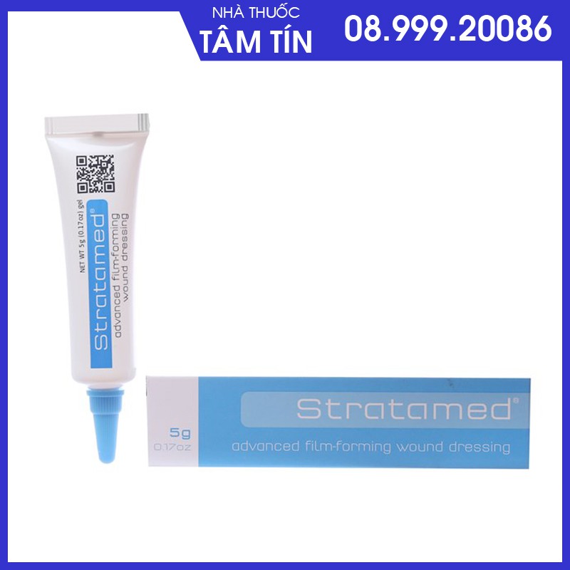 stratamed 5g Silicone gel đầu tiên & duy nhất bôi được lên vết thương hở