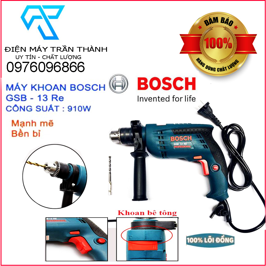 Máy Khoan 13ly kèm phụ kiện