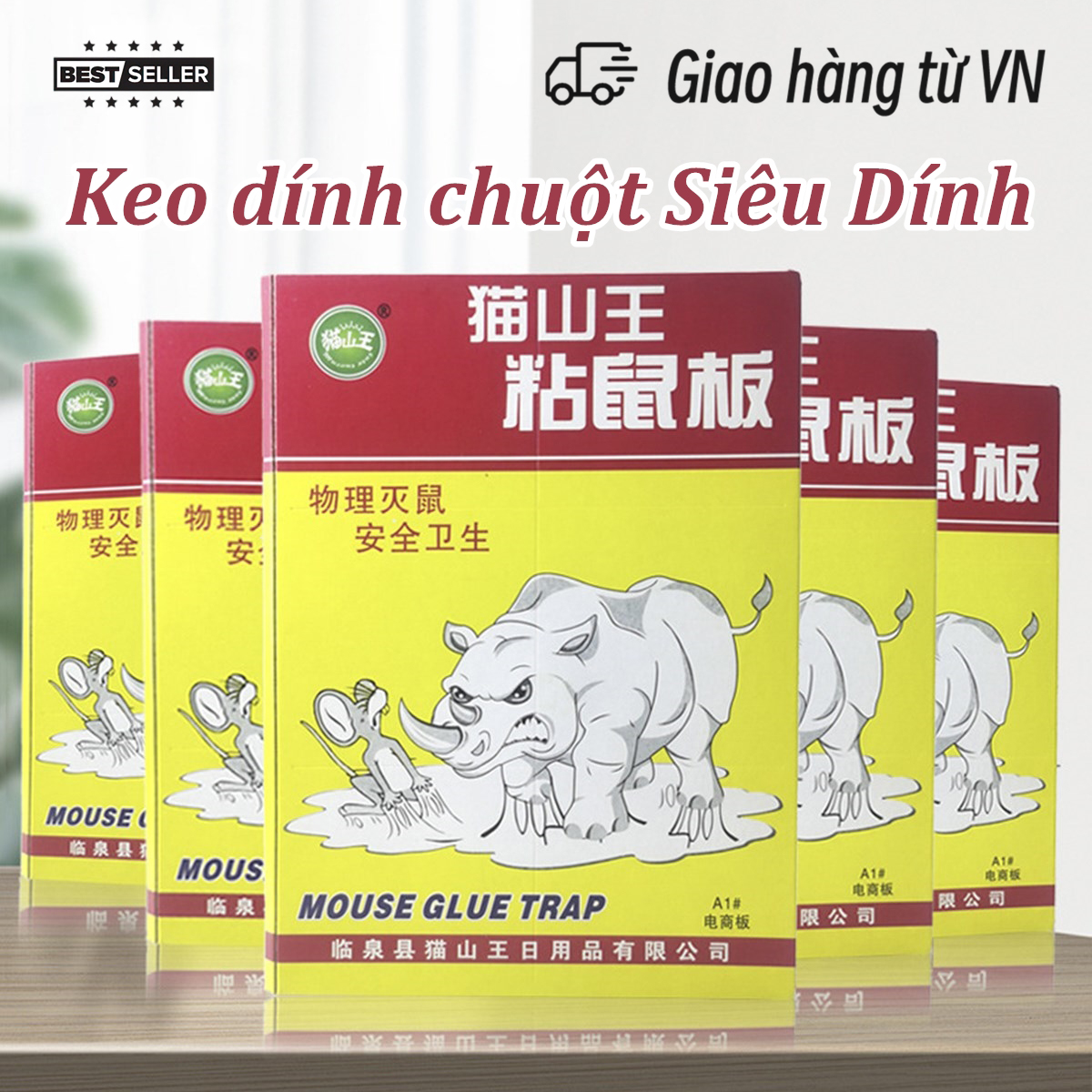 Keo dính chuột Siêu Dính, Miếng keo dán chuột 30x20cm