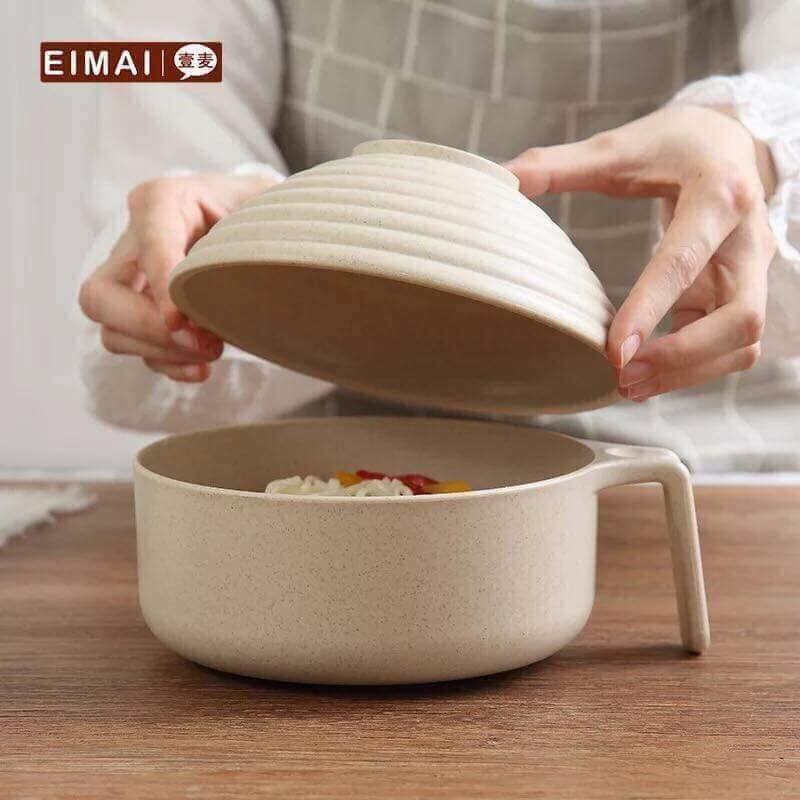 Bộ bát đũa thìa dĩa lúa mạch úp mỳ