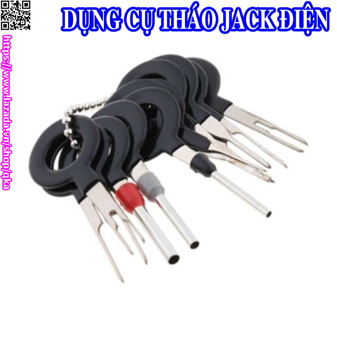 Bộ 11 dụng cụ tháo jack dây điện giắc hơi ô tô chuyên dụng