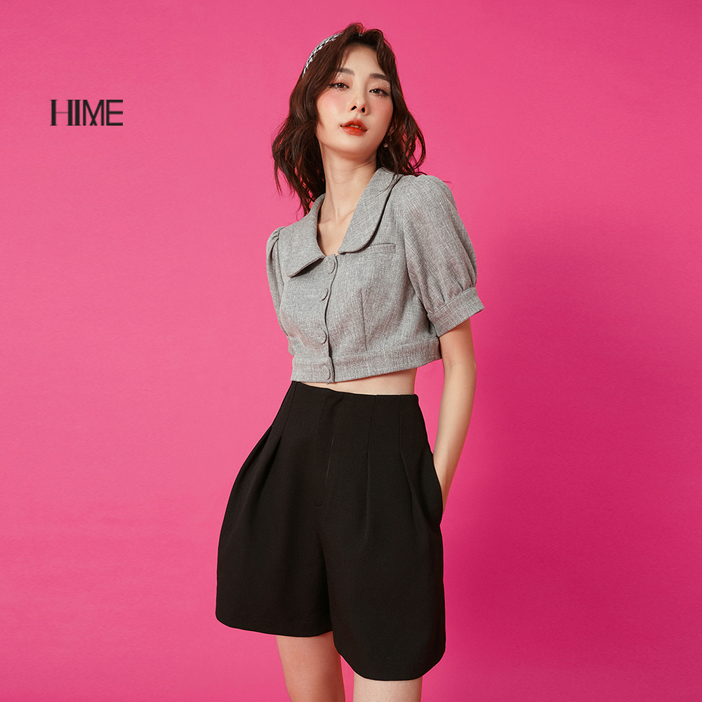 Áo hime thiết kế dáng croptop ngắn h041
