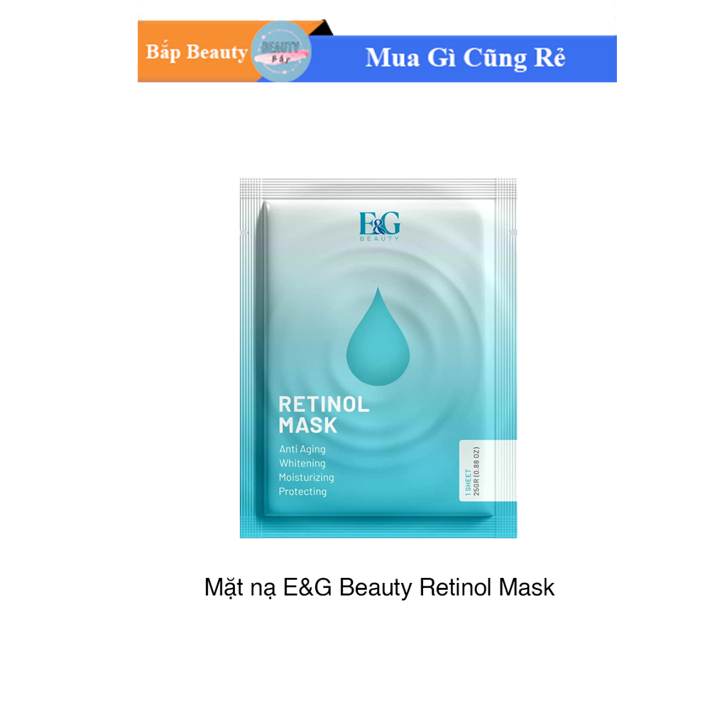 Mặt Nạ E&G Beauty Retinol Mask Hàn Quốc Tái Tạo, Làm Trắng Da