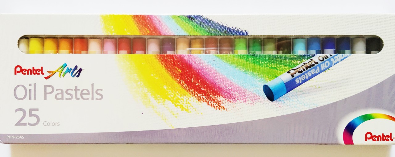 25 Màu sáp dầu Pentel Oil Pastels - Bút sáp màu dầu
