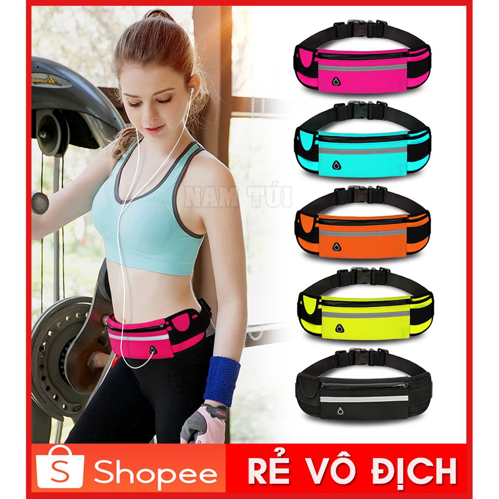 Túi đeo bụng chạy bộ , túi đeo ngang bụng nam chạy bộ, túi đeo bụng nam chạy bộ, túi đeo hông đeo bụng chạy bộ - có lỗ luồn tai nghe