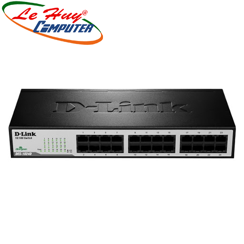 Thiết bị chia mạng d-link des-1024d 24 cổng rj45 10/100mbps