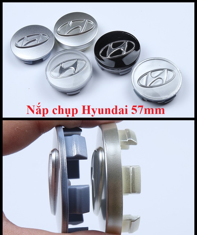 Chụp lazang xe Hyundai Size: 57mm