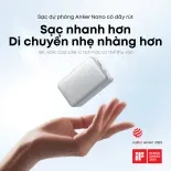 Anker Nano Power Bank, 10,000mAh Portable Charger with 2.3 ft InstaCord Retractable Cable, 45W Max Compact Battery Pack, Smart Display, for iPhone 17/16 Series, iPad, Galaxy, Pixel, and More