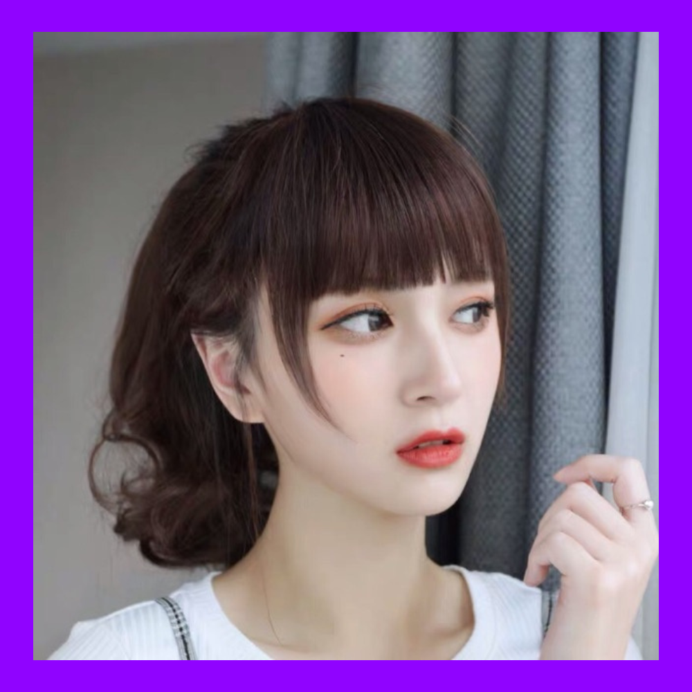 Tóc giả mái dày có mai
