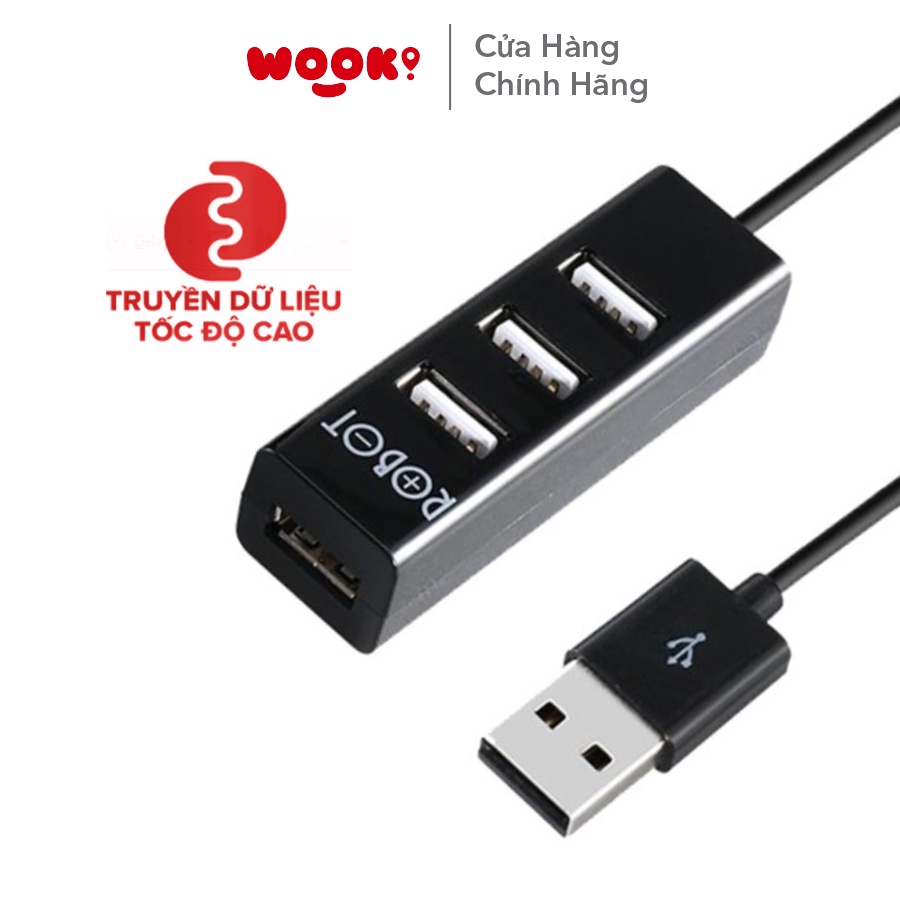 Hub chuyển đổi robot h140-80 4 cổng usb hàng bảo hành 12 tháng 1 đổi 1