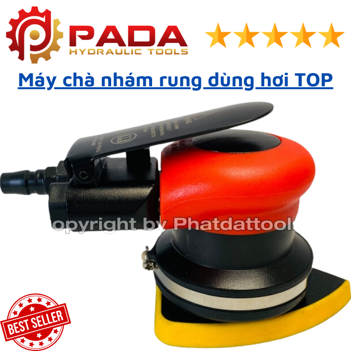 Máy chà nhám rung tam giác dùng hơi TOP-Made in Taiwan-Bảo hành 6 tháng