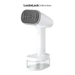 ENI223WHT - Bàn ủi hơi nước cầm tay Lock&Lock - Làm nóng nhanh 30s, Mặt là sứ an toàn, 2 đầu chải đi kèm, tự làm sạch - BH 2 năm