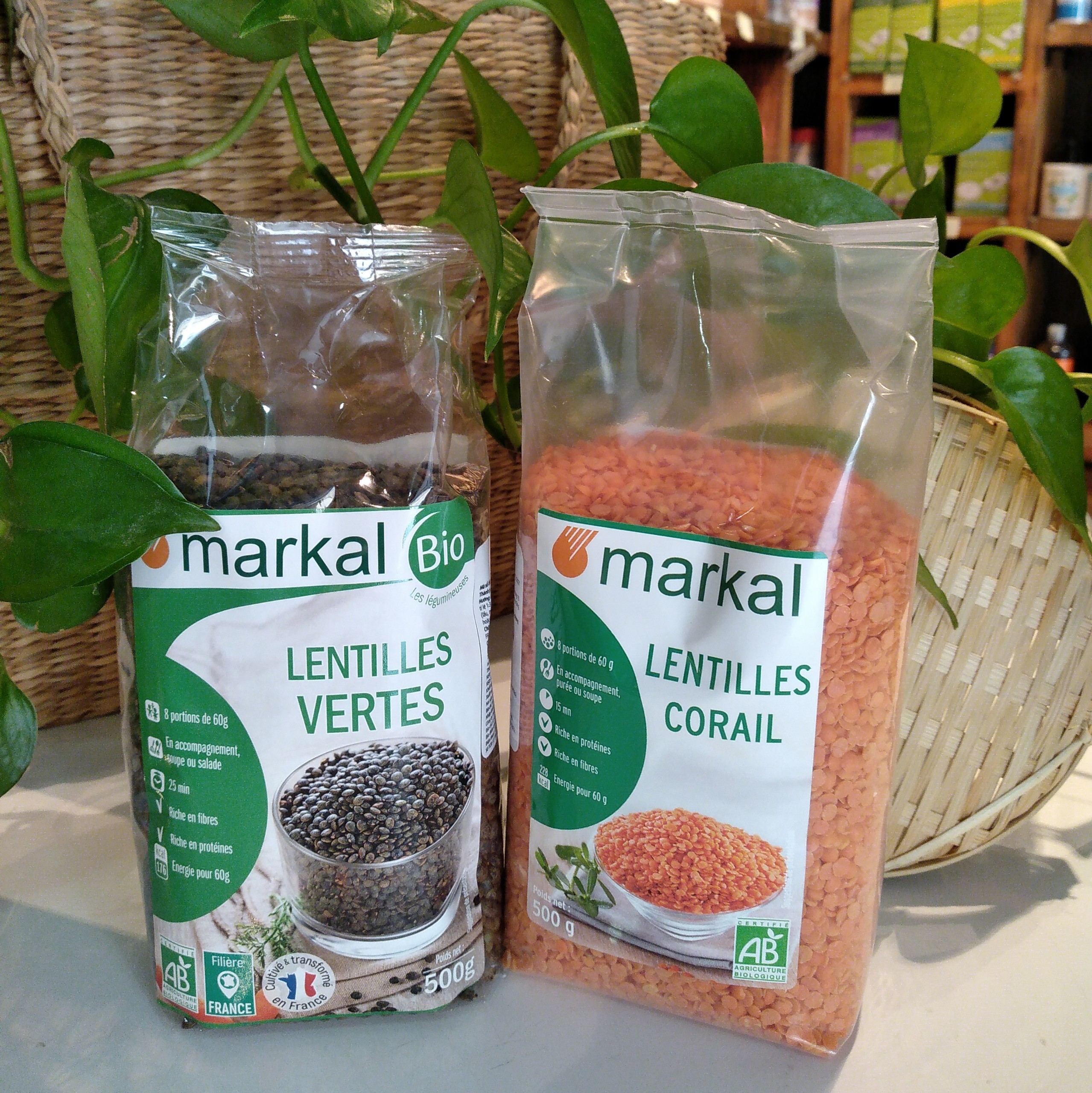 Đậu lăng hữu cơ markal 500g - leafhouse hcm