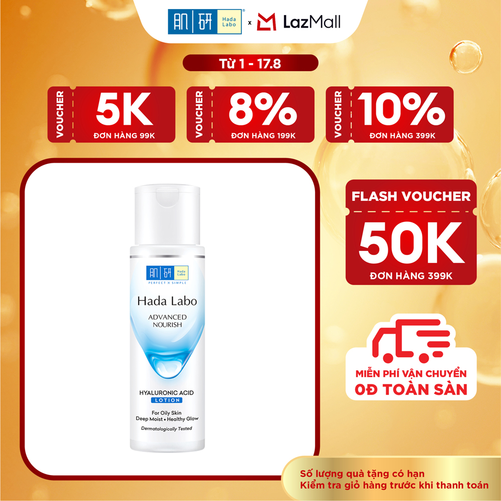 Dung dịch dưỡng ẩm tối ưu Hada Labo Advanced Nourish Lotion dùng cho da dầu 170ml