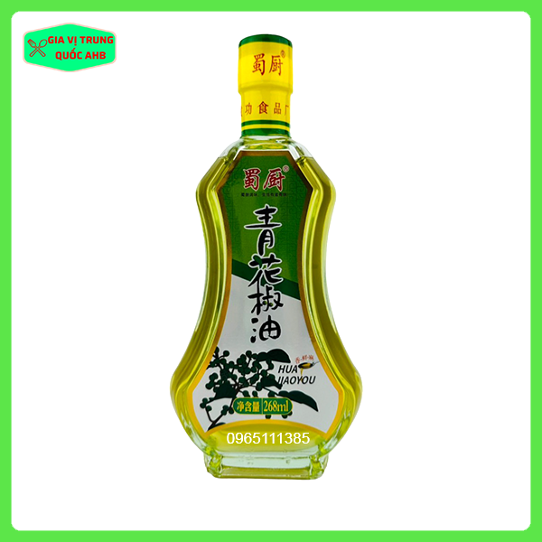 Dầu hoa tiêu xanh/ dầu tê 268ml, nội địa tq