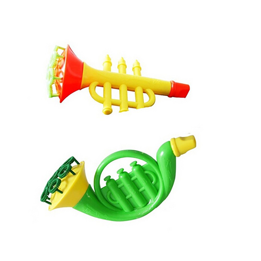 Đồ chơi thổi bong bóng hình cái kèn cho bé có kèm xà phòng