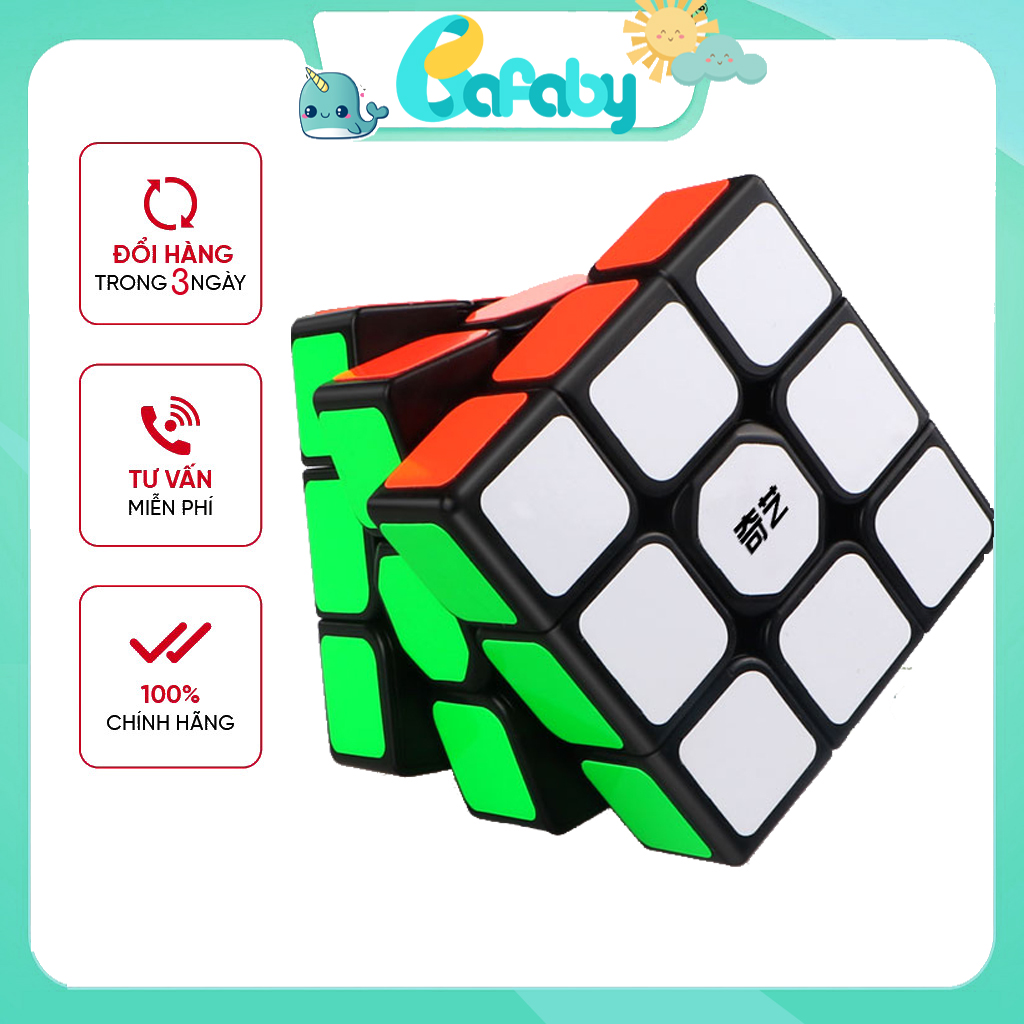 Rubik 3x3 Giá Rẻ Sengso Xoay Mượt Đồ Chơi Thông Minh Cho Bé Bafaby - SENG3