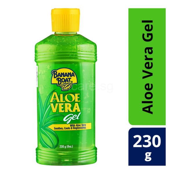 Gel Banana Boat Aloe Vera dưỡng ẩm toàn thân và phục hồi da sau khi đi nắng chiết xuất lô hội 230g