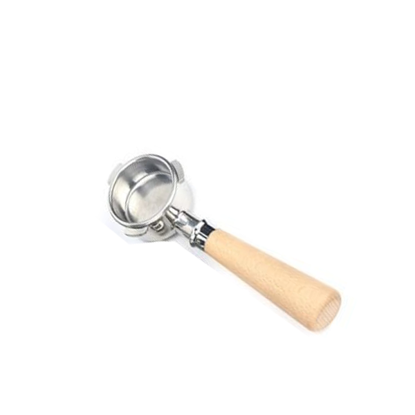 Tay cầm cho máy pha cafe Breville không đáy cán gỗ 54mm