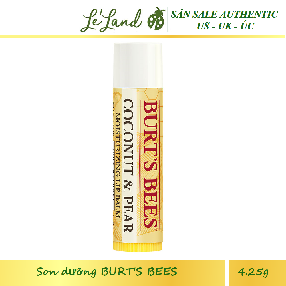 Son dưỡng môi burt’s bees coconut & pear