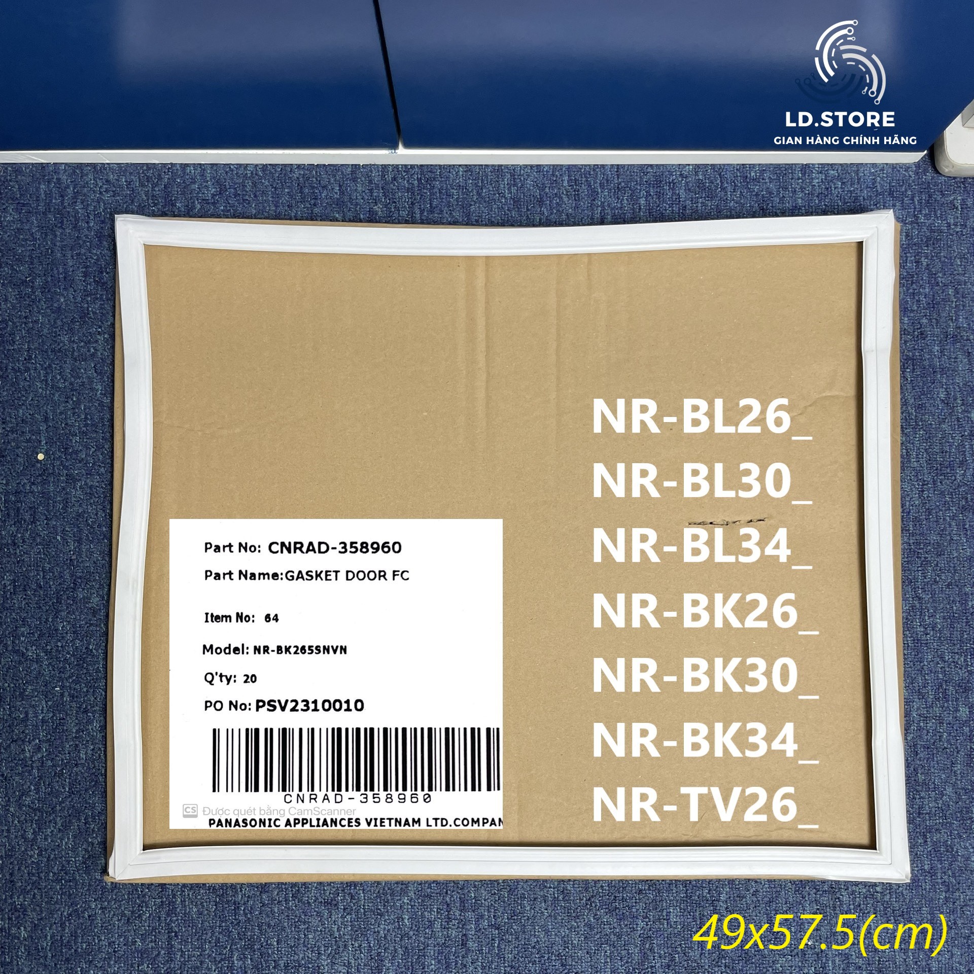 Ron ngăn đá tủ lạnh panasonic nr-tv26/ nr-bl26/ nr-bk26/ nr-bk30/ nr-bl34
