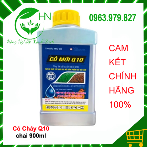 Thuốc Trừ Cỏ Thế Hệ Mới Q10 Cỏ cháy chai 900ml