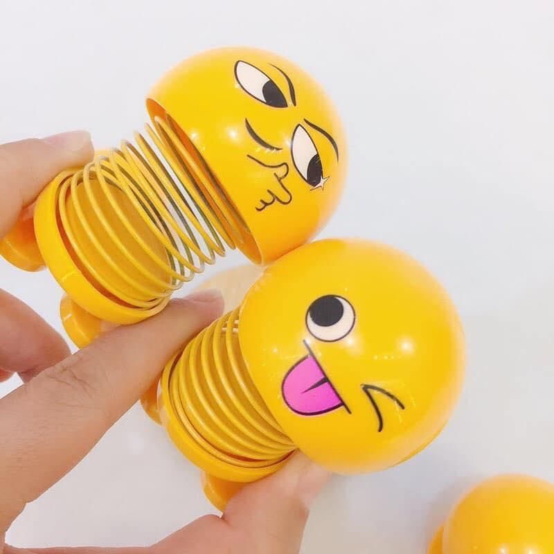 Thú nhúng lò xo Emoji mặt cười nhiều sắc thái BỘ 2 con - giao hình ngẫu nhiên