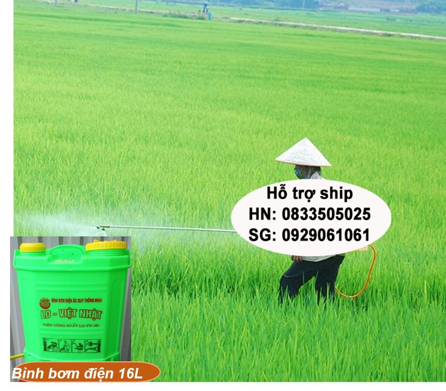 Hanpet - (Hàng công ty Việt Nhật) BH 12 tháng- Bình phun thuốc trừ sâu bằng điện (16 lít) Bình xịt điện / Bình thuốc sâu / Bình bơm điện ắc quy thông minh / Bình tưới cây cảnh, máy phun thuốc sâu