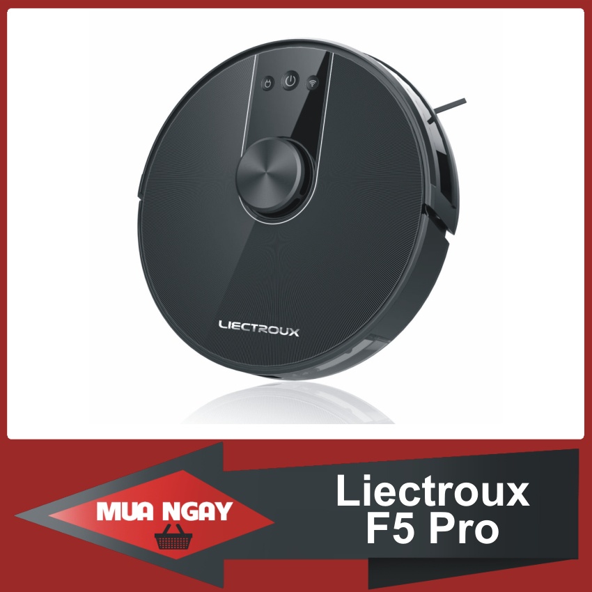 Robot hút bụi Liectroux F5 Pro-Máy hút bụi lau nhà tự động sạc thông minh F5pro