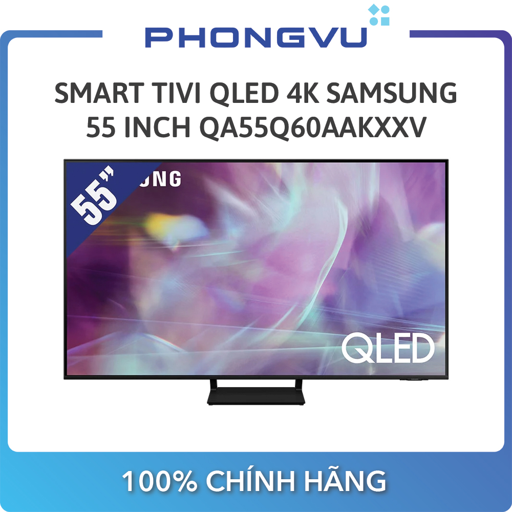Smart Tivi QLED 4K Samsung 55 Inch QA55Q60AAKXXV - Bảo hành 24 tháng  - Miễn phí giao hàng HN & HCM