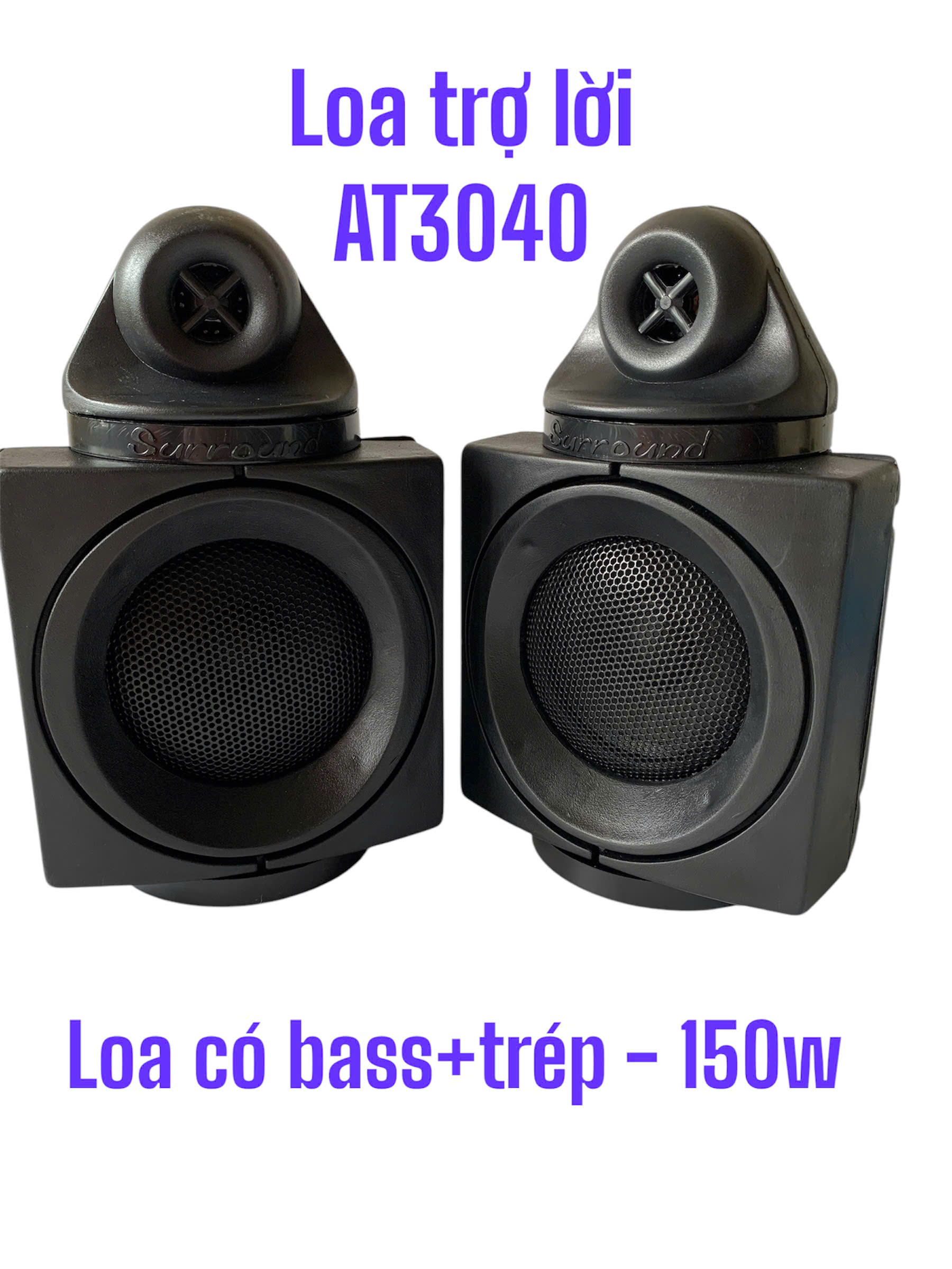  Loa trợ lời AT3040 - giá 1 đôi  loa sẵn cả bass và treble - công suất 150w 