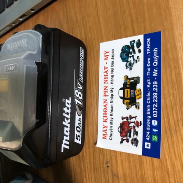 Pin makita 18 v 5ah mới