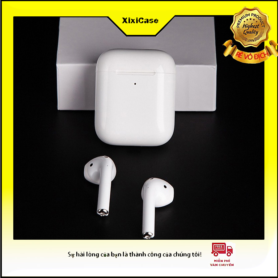 Tai nghe bluetooth I500 TWS Cảm biến tháo tai dừng nhạc, sạc không dây