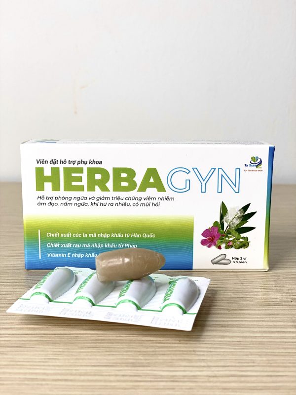 Viên đặt hỗ trợ phụ khoa Herbagyn Tất Thành Pharma