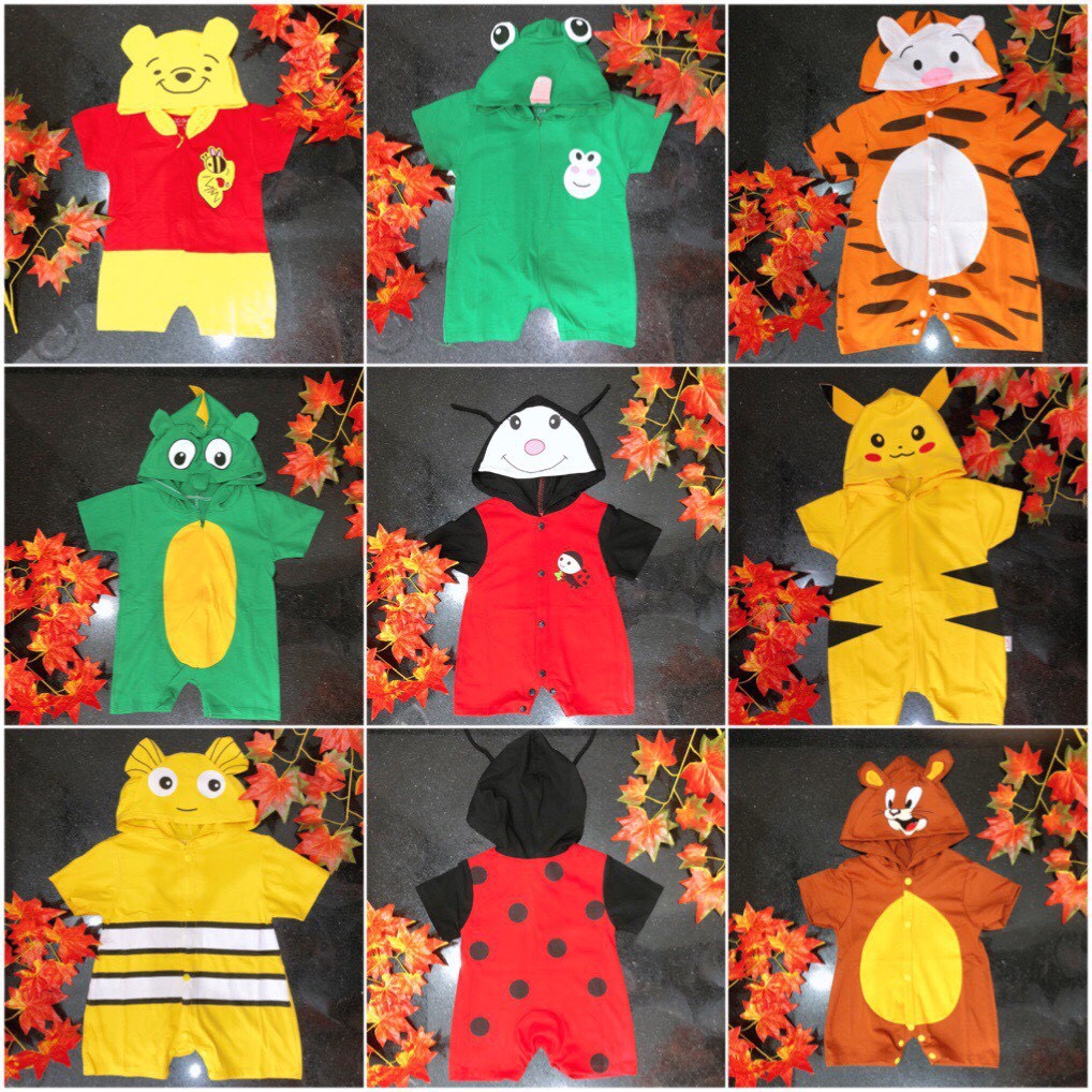 Bộ body đùi hình thú cho bé trai và bé gái