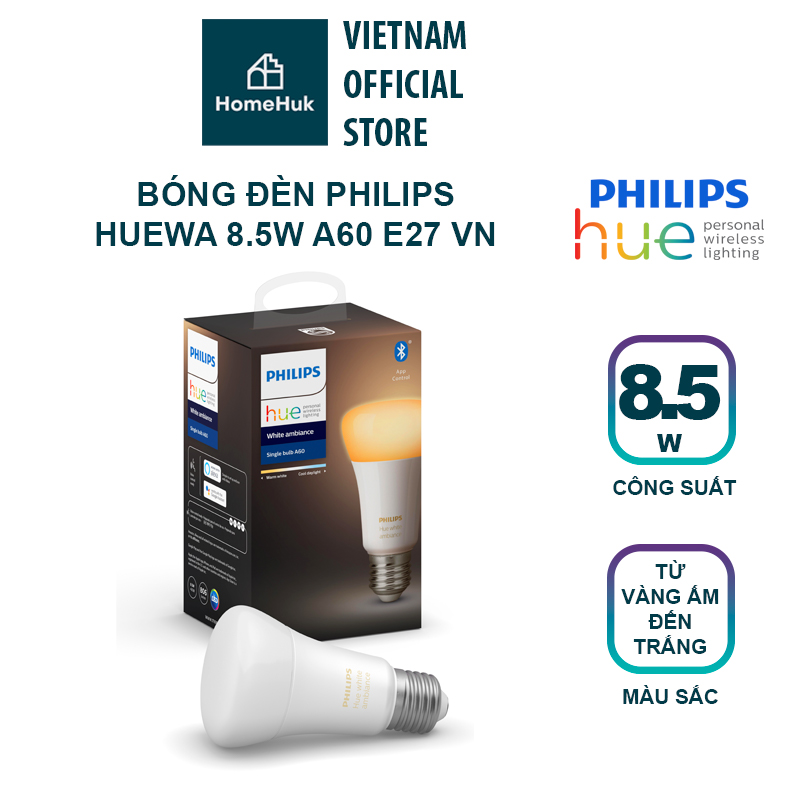 Bóng đèn Philips HueWA 8.5W A60 E27 VN