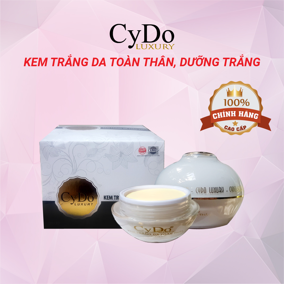 Kem body trắng da, dưỡng trắng luxury CyDo