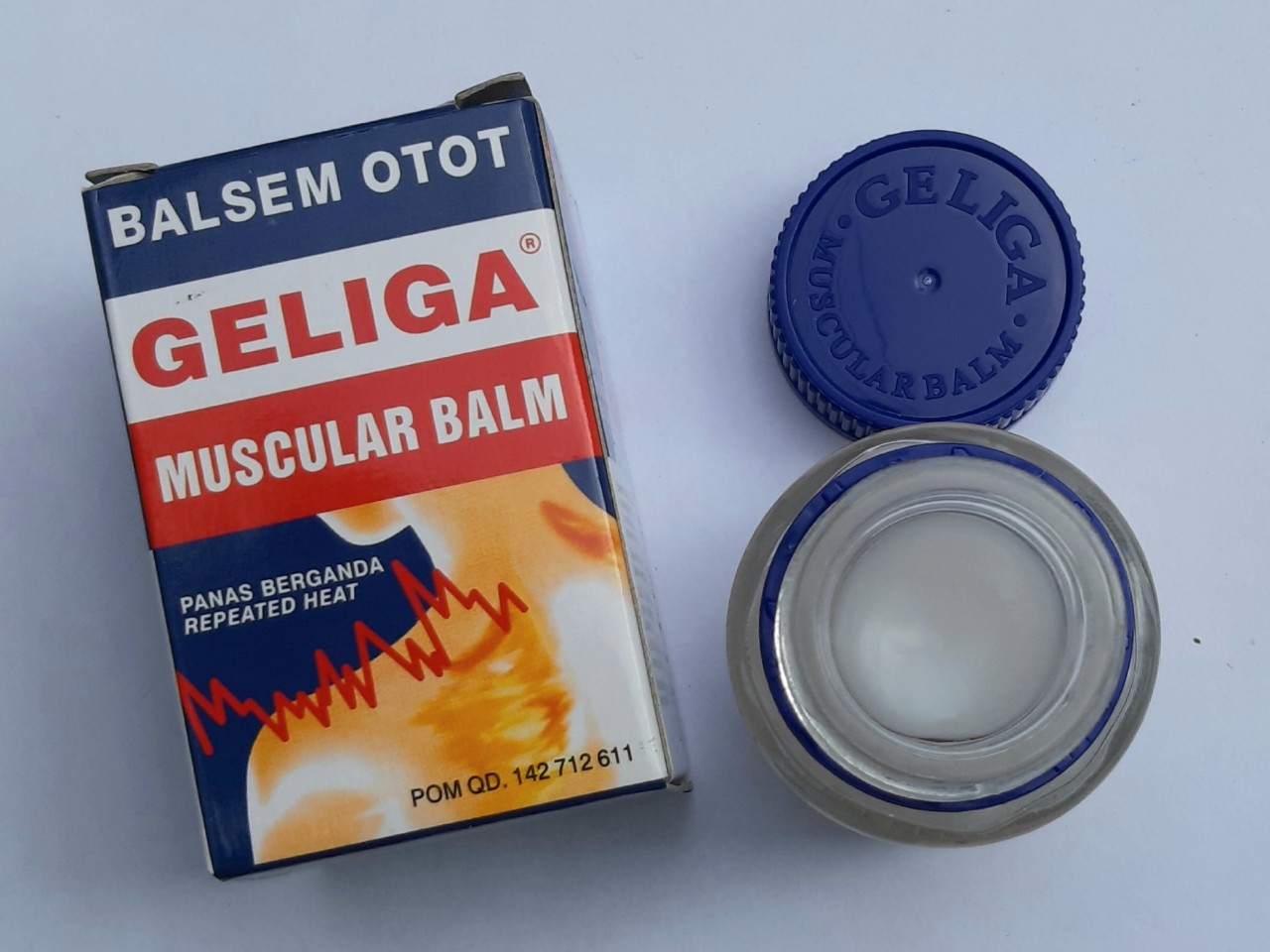 Dầu nóng cù là lửa xoa bóp Ggeliga muscular balm Indonesia 40g