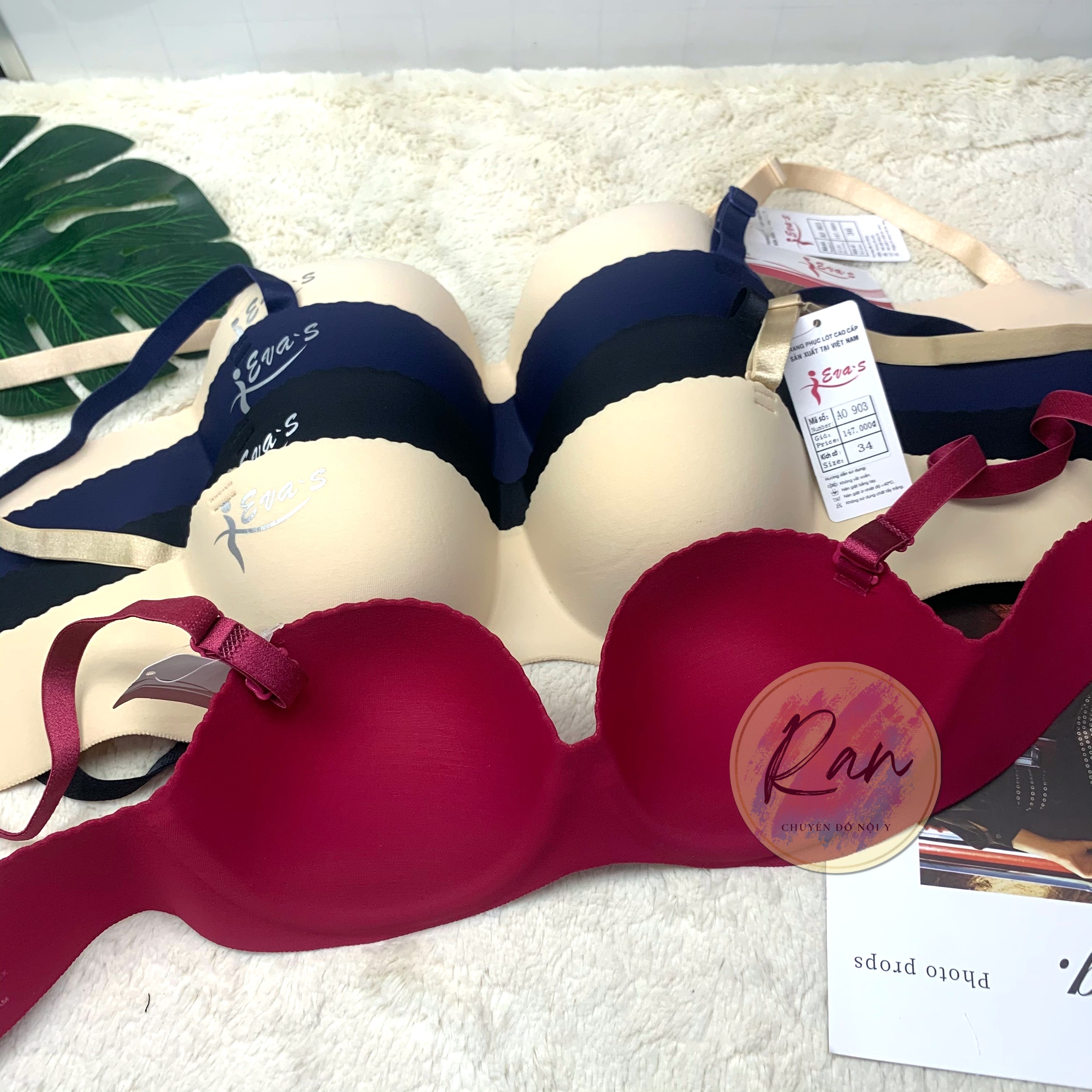 Áo ngực su đúc cup ngang eva's