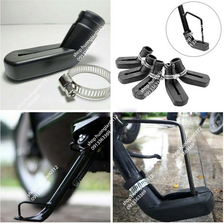 Cao Su Bọc Chân Chống Xe Máy chống nghiêng trầy xước nền nhà kèm qua nhê giá 1 cái