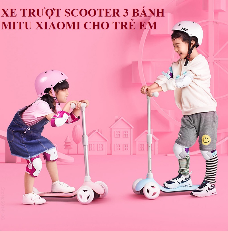 Xe trượt scooter 3 bánh mitu xiaomi trẻ em